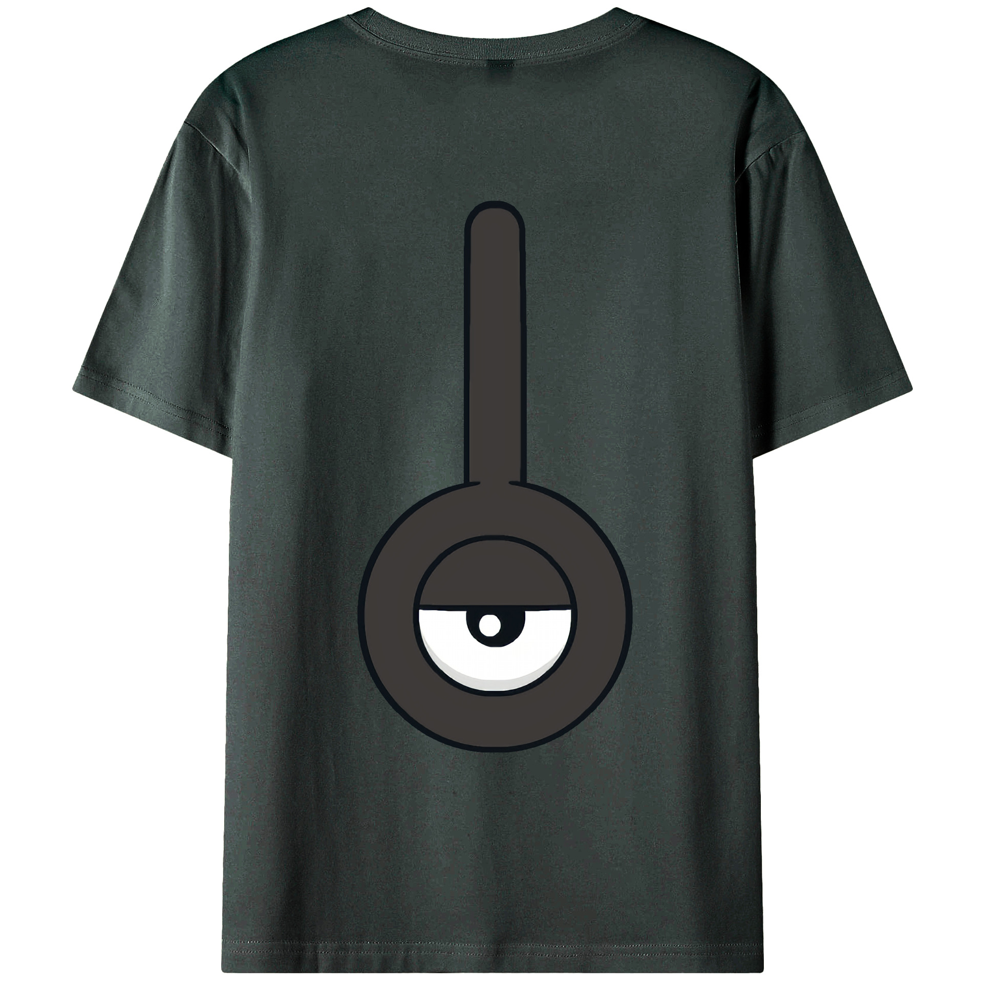 （画像用） ポケットモンスター Pokémon 綿100％ メンズ半袖Tシャツ（バックプリント） 通気性